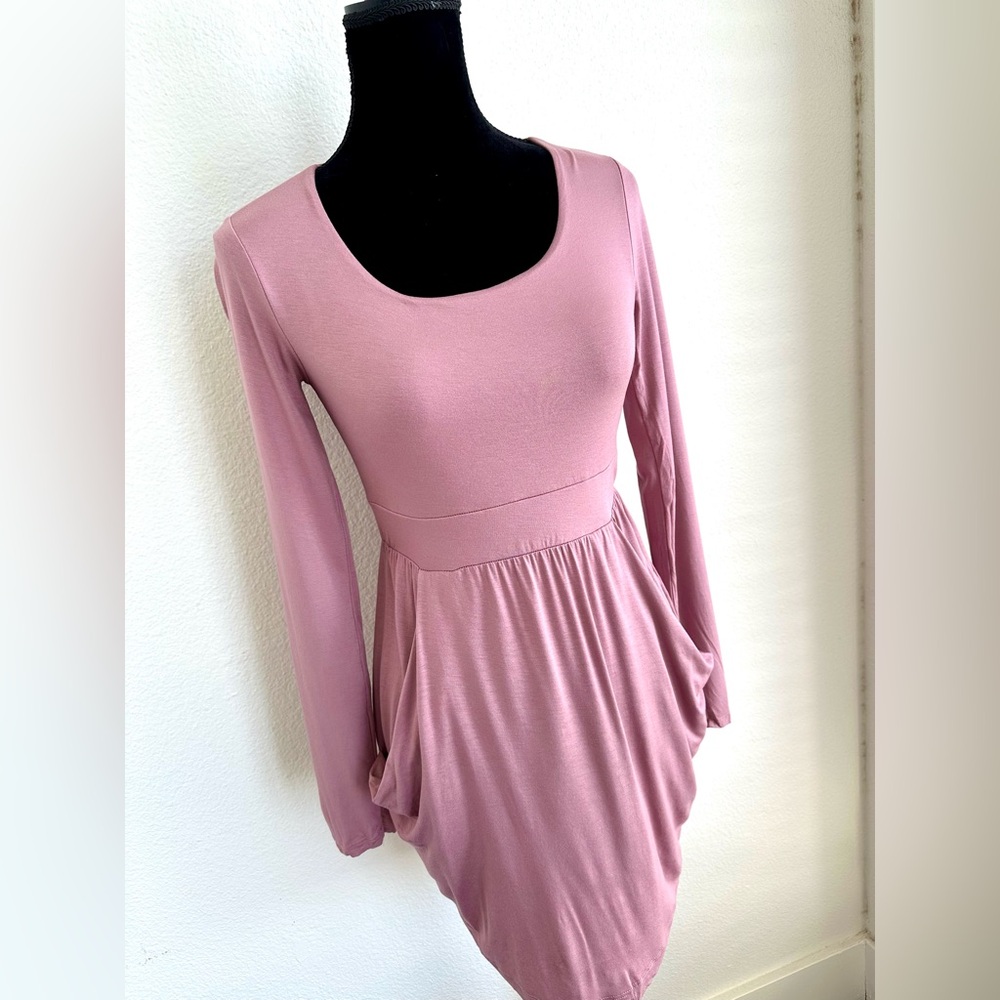 MAUVE POCKET DRESS - Picture 3 of 9